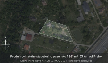 Prodej pozemku 1991 m², Líšnice