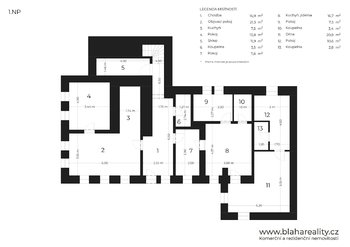 Půdorys přízemí. Dům - Pec pod Sněžkou na prodej - Prodej domu 132 m², Pec pod Sněžkou