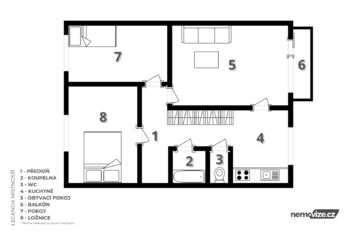 Prodej bytu 3+1 v osobním vlastnictví 80 m², Milevsko
