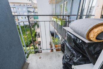 Balkón o velikosti 1,6 m2 - Pronájem bytu 3+kk v osobním vlastnictví 75 m², Praha 9 - Čakovice