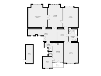 Prodej bytu 4+1 v osobním vlastnictví 175 m², Praha 7 - Holešovice