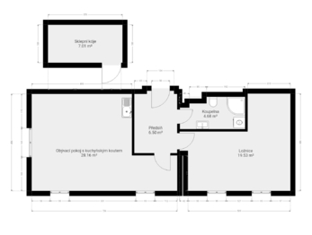 Pronájem bytu 2+kk v osobním vlastnictví 65 m², Praha 7 - Holešovice
