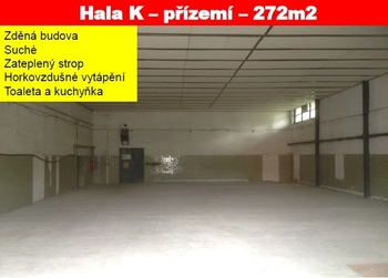 Pronájem skladovacích prostor 272 m², Praha 9 - Horní Počernice