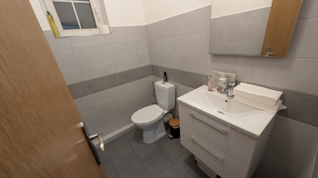 Toalety/zázemí - Pronájem kancelářských prostor 185 m², Praha 10 - Strašnice