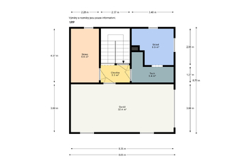 Půdorys 1. PP - Prodej domu 182 m², Kutná Hora