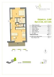 Pronájem bytu 2+kk v osobním vlastnictví 66 m², Praha 4 - Michle