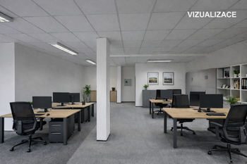 VIZUALIZACE - Pronájem obchodních prostor 69 m², Břeclav
