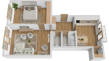 Prodej bytu 2+1 v osobním vlastnictví 70 m², Hradec Králové