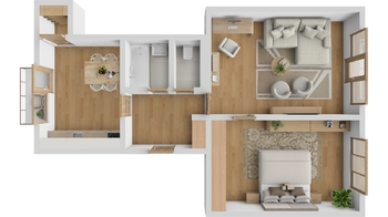 Prodej bytu 2+1 v osobním vlastnictví 70 m², Hradec Králové
