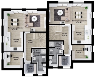 Rodinný dům na klíč, 5+kk, Šošůvka - Prodej domu 126 m², Šošůvka