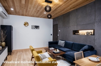 Vizualizace - Prodej bytu 3+1 v osobním vlastnictví 62 m², Sázava
