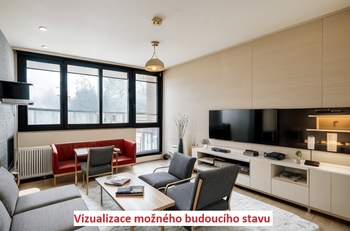 Vizualizace - Prodej bytu 3+1 v osobním vlastnictví 62 m², Sázava
