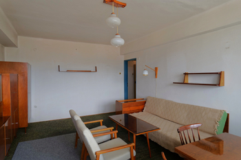 Obývací pokoj - Prodej bytu 3+1 v osobním vlastnictví 62 m², Sázava 
