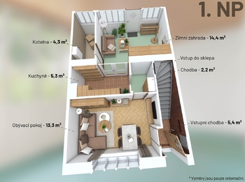 Prodej domu 76 m², Praha 9 - Prosek