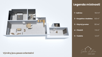 Prodej bytu 2+kk v osobním vlastnictví 60 m², Černilov
