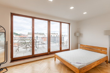 Ložnice III - Pronájem bytu 4+kk v osobním vlastnictví 188 m², Praha 5 - Smíchov