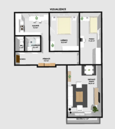 Prodej bytu 3+1 v družstevním vlastnictví 64 m², Havířov