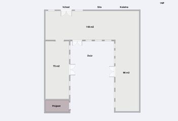Pronájem skladovacích prostor 240 m², Černá Hora