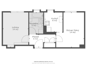 Prodej bytu 2+kk v osobním vlastnictví 49 m², Beroun