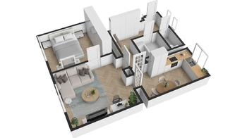 Prodej bytu 2+1 v osobním vlastnictví 55 m², Brandýs nad Labem-Stará Boleslav