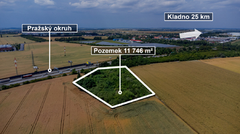 Prodej pozemku 11746 m², Praha 5 - Třebonice