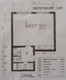 Pronájem bytu 1+kk v osobním vlastnictví 41 m², Praha 6 - Řepy