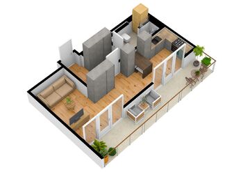 Prodej bytu 1+kk v osobním vlastnictví 40 m², Praha 8 - Libeň