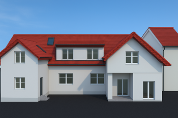 Projekt nadstavby 3 - Prodej domu 58 m², Hostivice