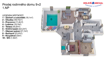 Prodej domu 306 m², Zlatníky-Hodkovice