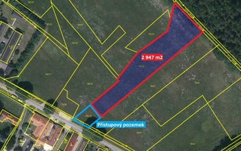 Prodej pozemku 2947 m², Suchdol nad Lužnicí