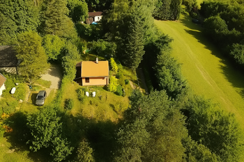 letecký pohled - Prodej chaty / chalupy 45 m², Stříbrná Skalice