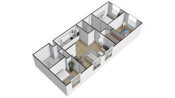 Pronájem bytu 4+kk v osobním vlastnictví 81 m², České Budějovice
