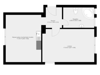 Pronájem bytu 1+1 v osobním vlastnictví 45 m², Jesenice