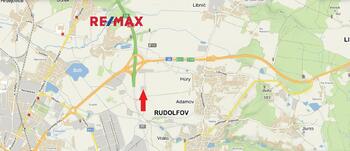 mapa - Pronájem skladovacích prostor 100 m², Hůry
