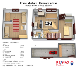 Prodej chaty / chalupy 40 m², Kamenný Přívoz