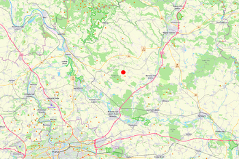 celková situace - Prodej pozemku 3667 m², Horní Slivno