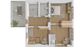 1. patro - Prodej domu 123 m², Pardubice