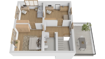 1. patro - Prodej domu 123 m², Pardubice