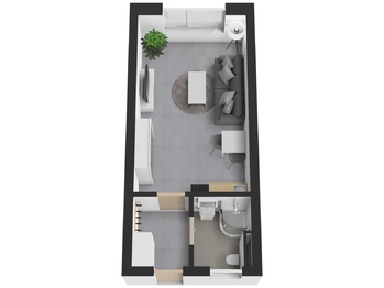 Prodej bytu 1+kk v osobním vlastnictví 28 m², Ostrov