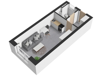 Prodej bytu 1+kk v osobním vlastnictví 28 m², Ostrov