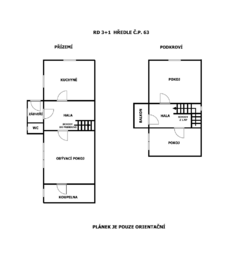 Prodej domu 110 m², Hředle
