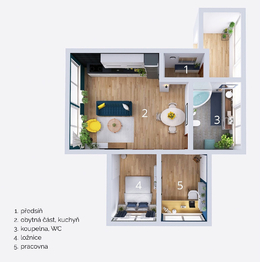 Pronájem bytu 3+kk v osobním vlastnictví 362 m², Šumperk