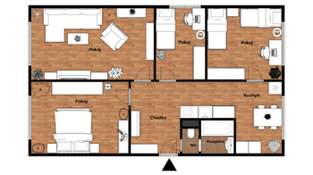 Prodej bytu 4+1 v osobním vlastnictví 81 m², Žatec