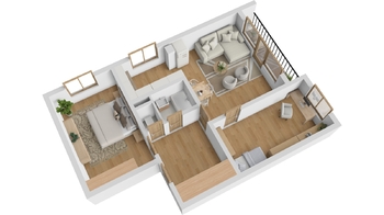 Prodej bytu 3+kk v osobním vlastnictví 74 m², Hradec Králové