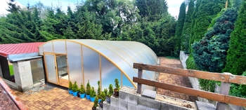 venkovní krytý bazén - Prodej ubytovacího zařízení 1364 m², Kunžak