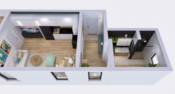 Pronájem bytu 2+kk v osobním vlastnictví 60 m², Letohrad
