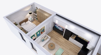 Pronájem bytu 2+kk v osobním vlastnictví 60 m², Letohrad
