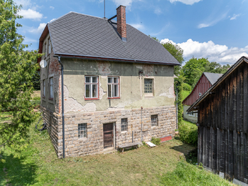Letecký pohled - Prodej chaty / chalupy 190 m², Zlatá Olešnice