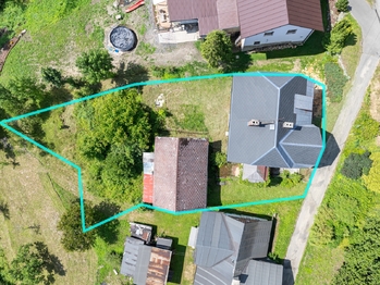 Letecký pohled - Prodej chaty / chalupy 190 m², Zlatá Olešnice
