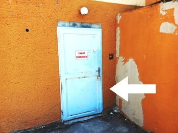 Vstup do skladu. - Pronájem skladovacích prostor 15 m², Tábor